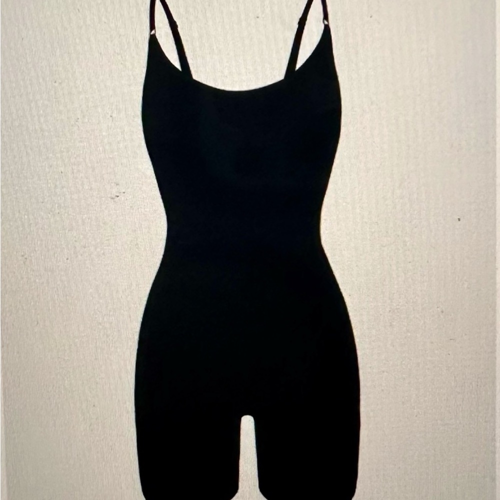 Hey Girl one piece seamless full body shape wear  black sz S